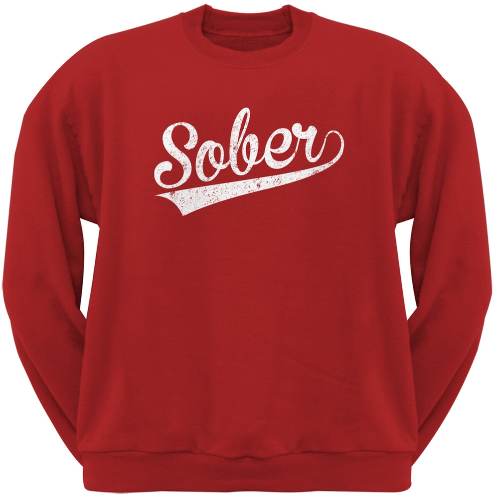 St. Patricks Day - Sober Red Adult Sweatshirt Men's Sweatshirts Old Glory 2XL Red