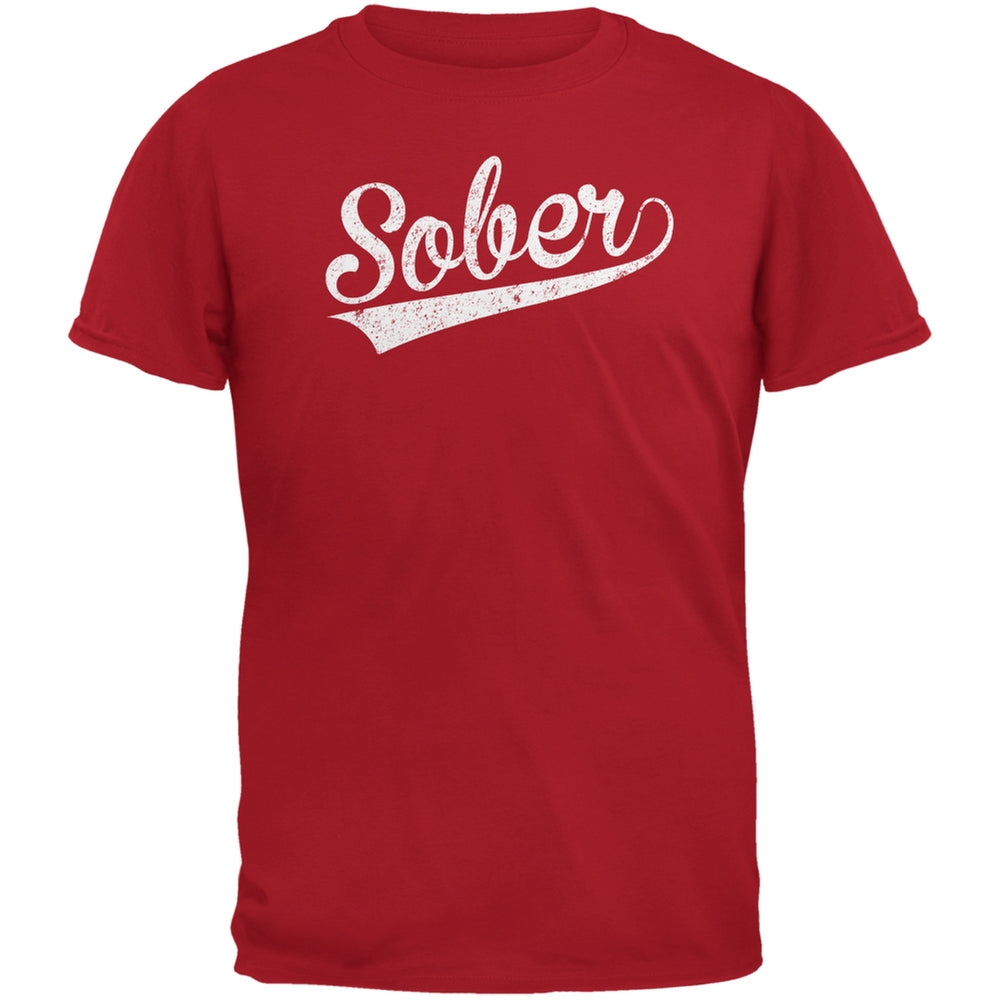 St. Patricks Day - Sober Red Adult T-Shirt Men's T-Shirts Old Glory 2XL Red