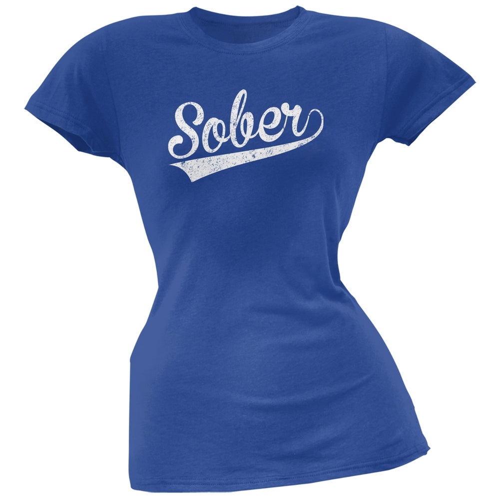 St. Patricks Day - Sober Royal Soft Juniors T-Shirt Juniors T-Shirts Old Glory 2XL Blue