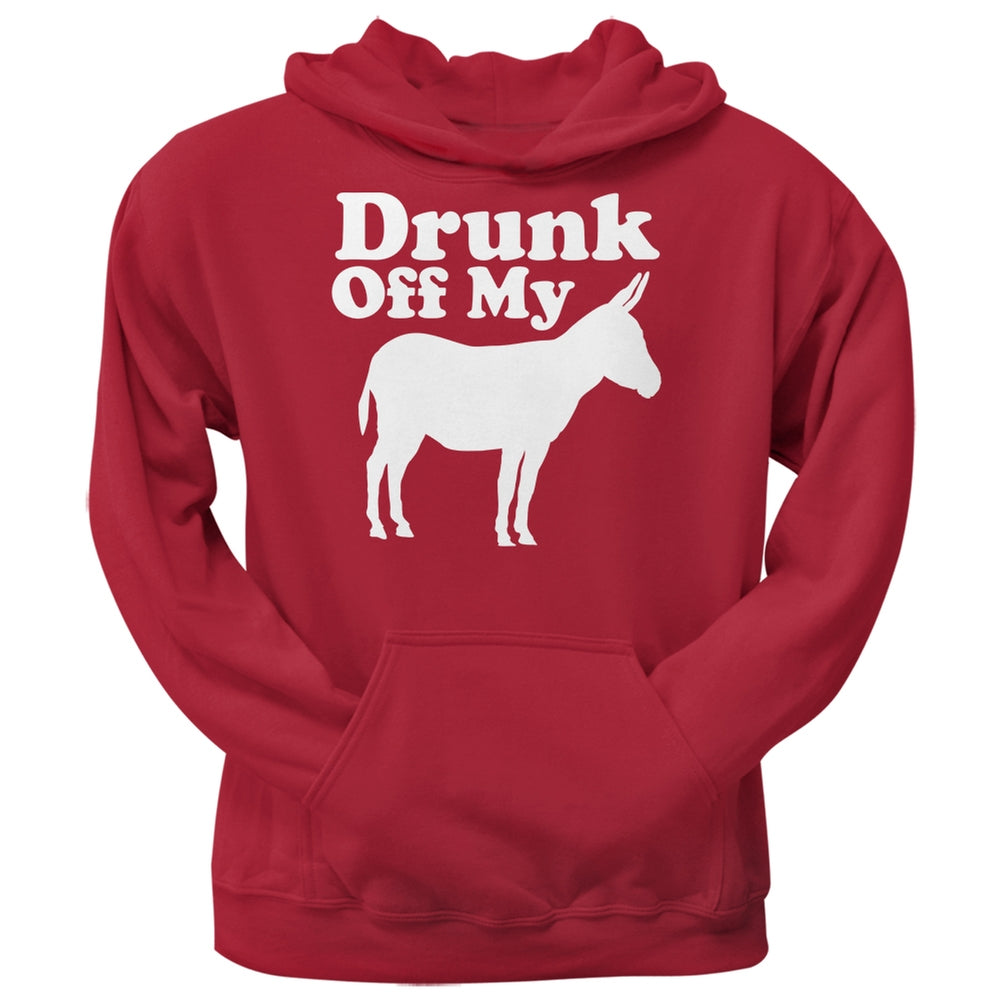 St. Patricks Day - Drunk Off My Ass Red Adult Hoodie Men's Hoodies Old Glory 2XL Red