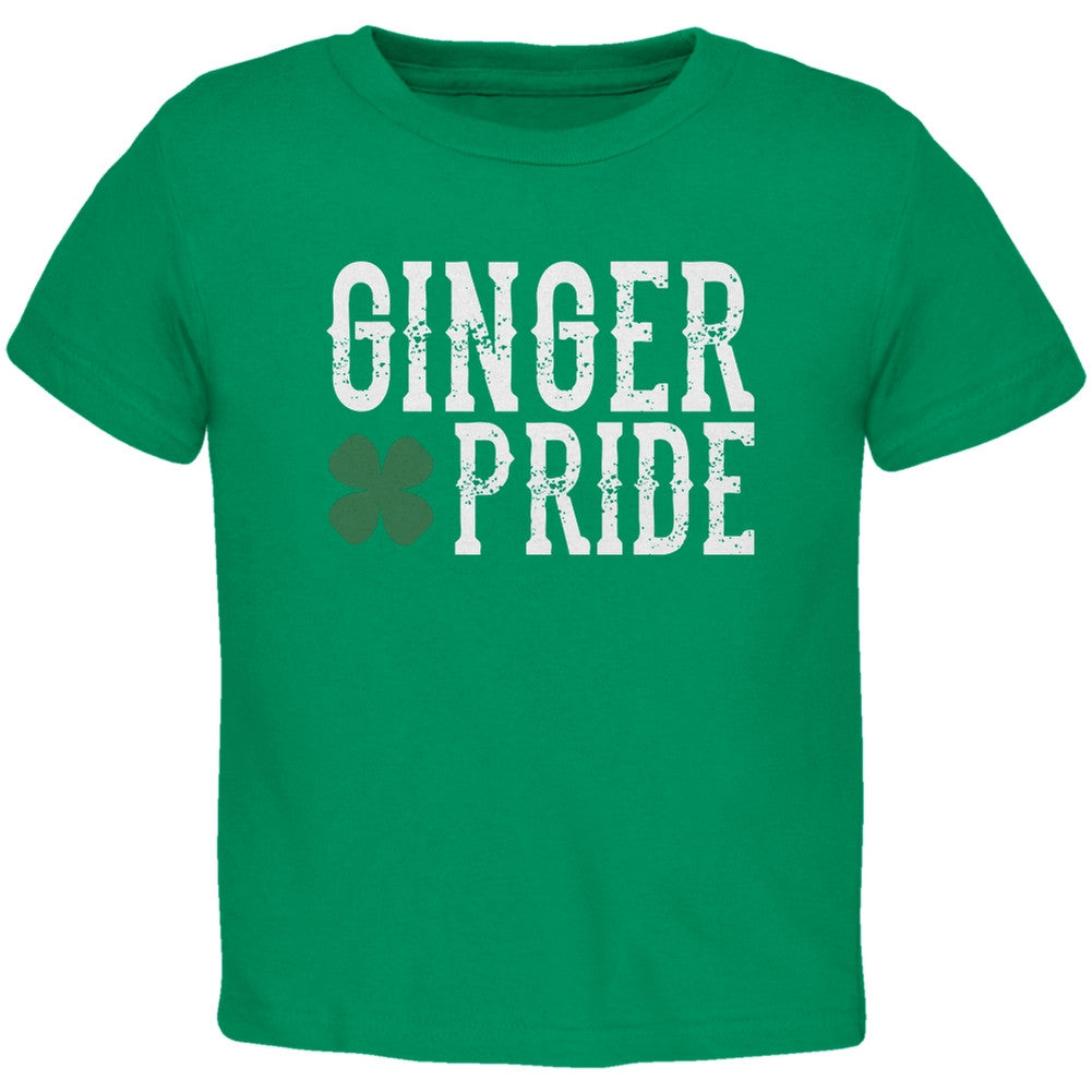 St. Patricks Day - Ginger Pride Orange Toddler T-Shirt Toddler T-Shirts Old Glory