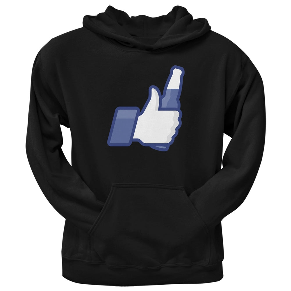 St. Patricks Day - "Like" Beer Black Adult Hoodie Men's Hoodies Old Glory 2XL Black