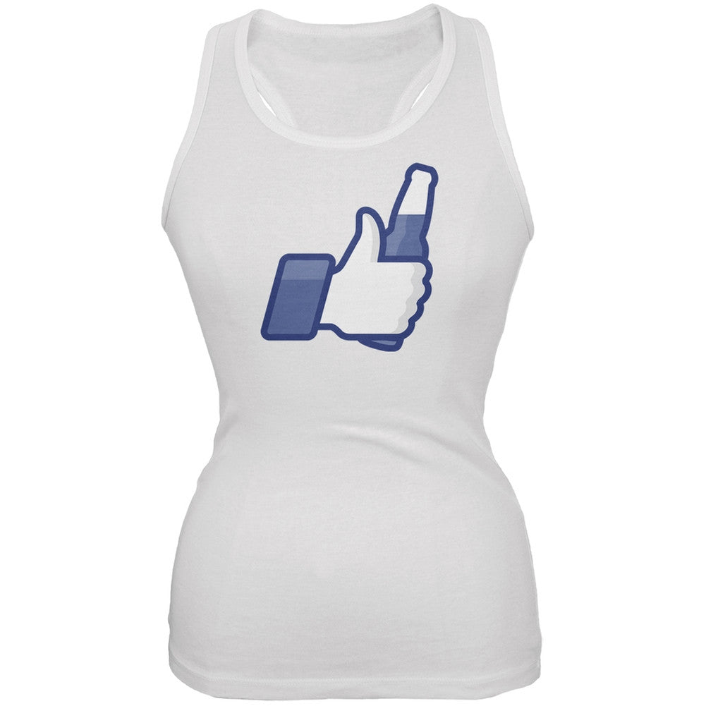 St. Patricks Day - "Like" Beer White Soft Juniors Tank Juniors Tank Tops Old Glory 2XL White