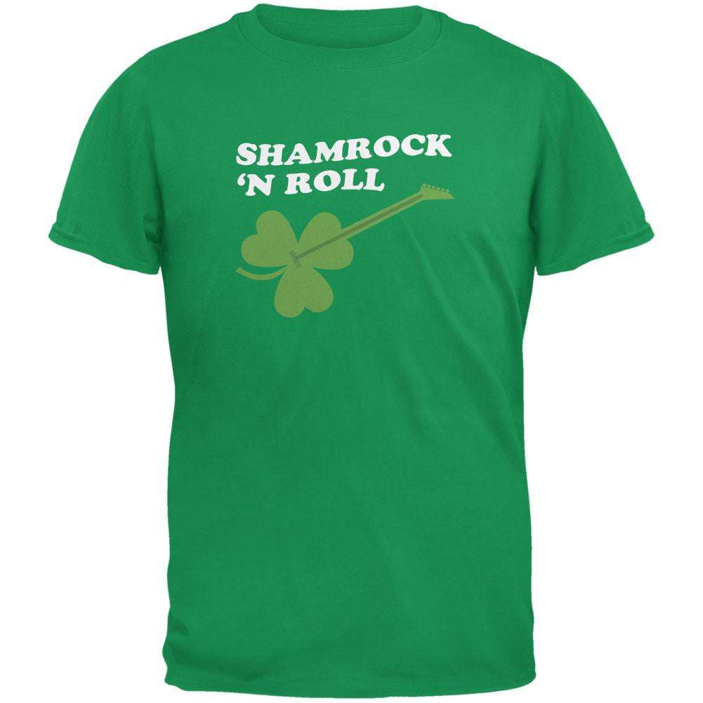 St. Patrick's Day - Shamrock 'N Roll Irish Green Youth T-Shirt Youth T-Shirts Old Glory LG Green