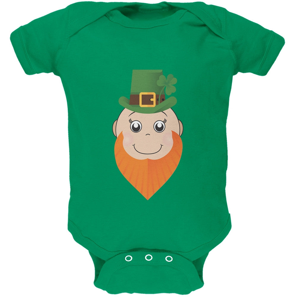 St. Patrick's Day - Irish Baby Kelly Green Soft Baby One Piece Baby One Piece Old Glory 0-3M Green