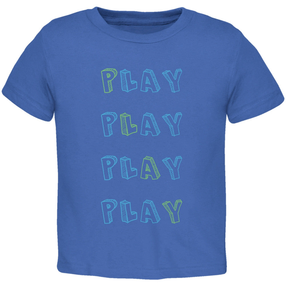 All About Play Royal Toddler T-Shirt Toddler T-Shirts Old Glory 2T Blue