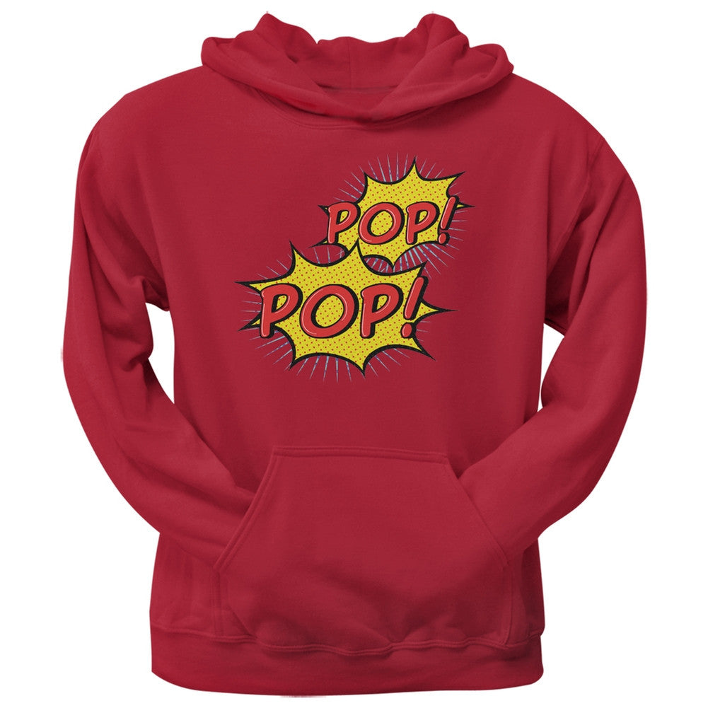 POP! POP! Red Adult Hoodie Men's Hoodies Old Glory 2XL Red