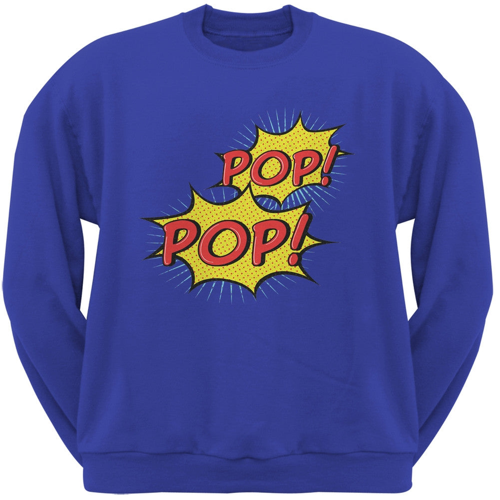 POP! POP! Royal Adult Sweatshirt Men's Sweatshirts Old Glory 2XL Blue
