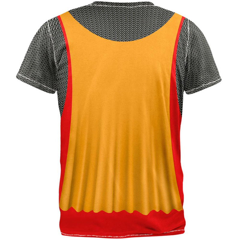 Knight Fleur-de-lis Costume All Over Adult T-Shirt Men's T-Shirts Old Glory