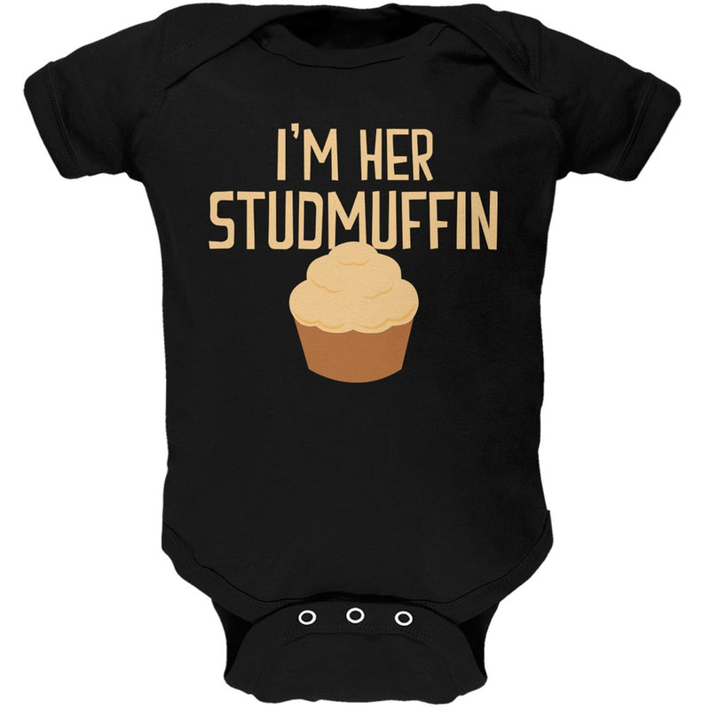 I'm Her Studmuffin White Soft Baby One Piece Baby One Piece Old Glory