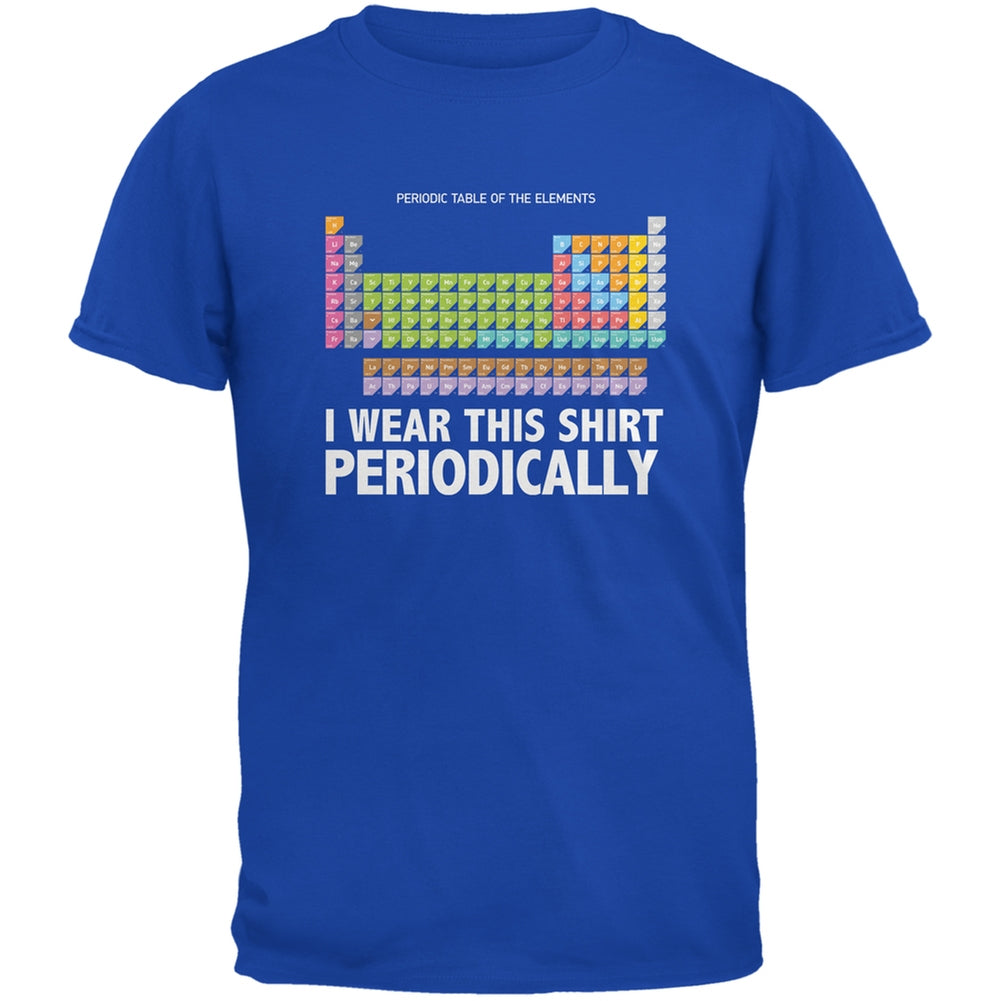 I Wear This Shirt Periodically Royal Adult T-Shirt Men's T-Shirts Old Glory 2XL Blue