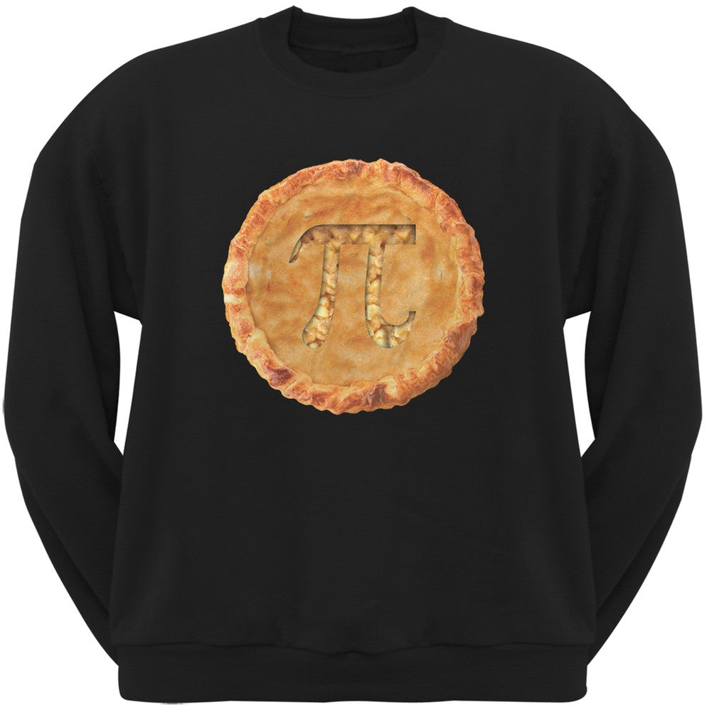 Pi Pie Black Adult Sweatshirt Men's Sweatshirts Old Glory SM Black