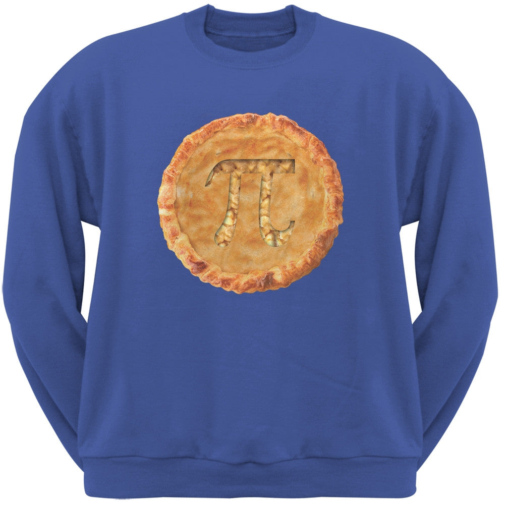 Pi Pie Blue Adult Sweatshirt Men's Sweatshirts Old Glory SM Blue