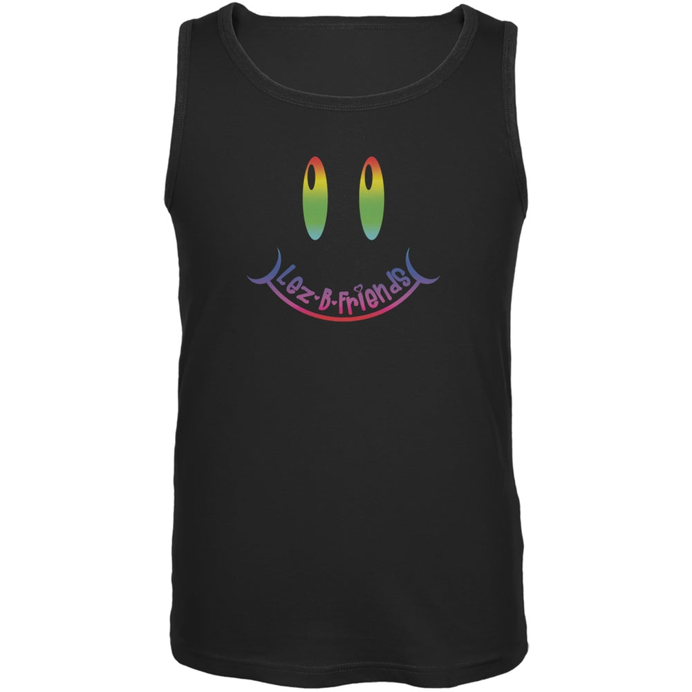 Lesbian Friends Black Adult Tank Top Men's Tank Tops Old Glory 2XL Black