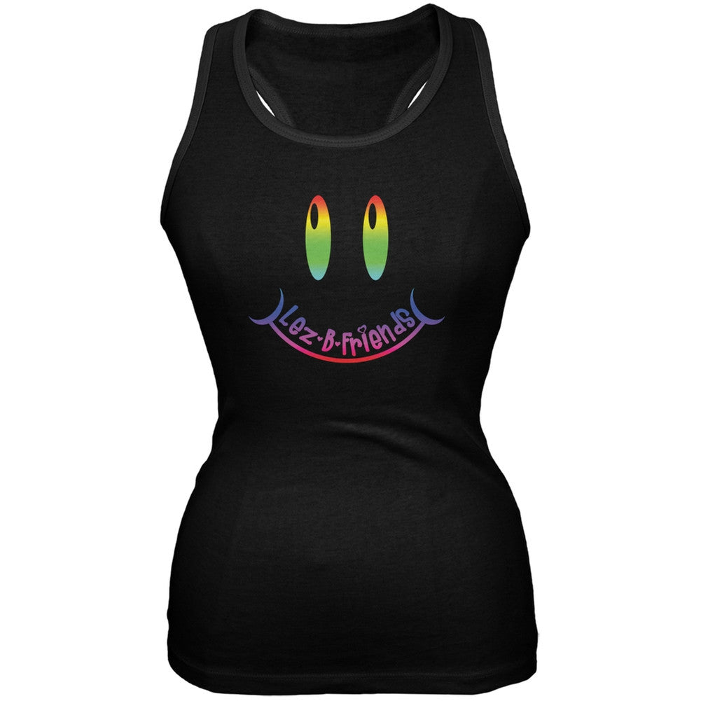 Lesbian Friends Black Juniors Soft Tank Top Juniors Tank Tops Old Glory 2XL Black