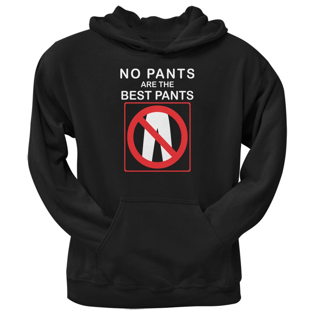 Best No Pants Funny Black Adult Hoodie Men's Hoodies Old Glory 2XL Black