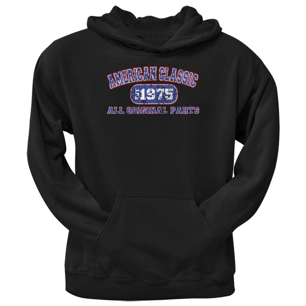 Classic American 1975 Funny Black Adult Hoodie Men's Hoodies Old Glory 2XL Black