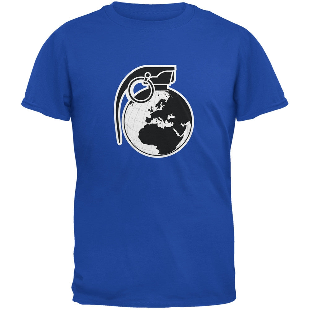 Grenade Globe Royal Youth T-Shirt Youth T-Shirts Old Glory LG Blue