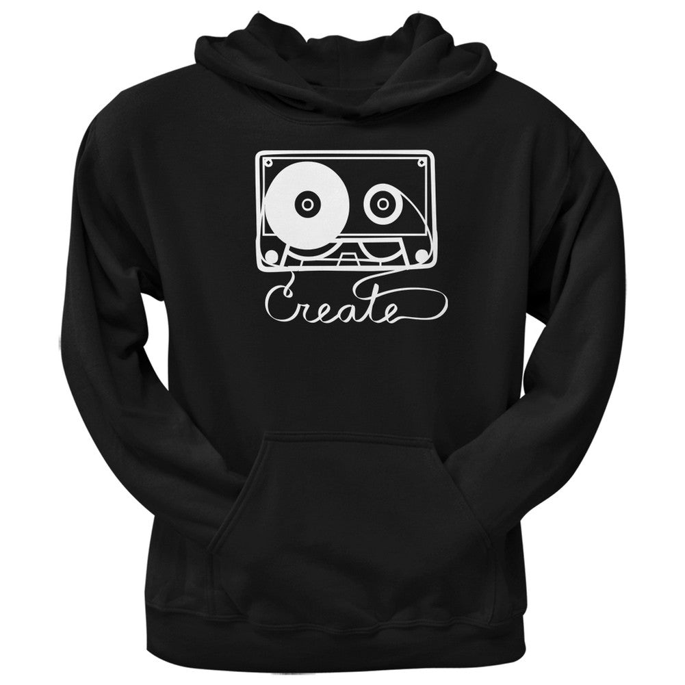 Create Black Adult Hoodie Men's Hoodies Old Glory 2XL Black