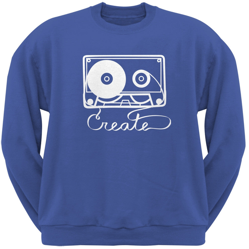 Create Royal Adult Sweatshirt Men's T-Shirts Old Glory 2XL Blue