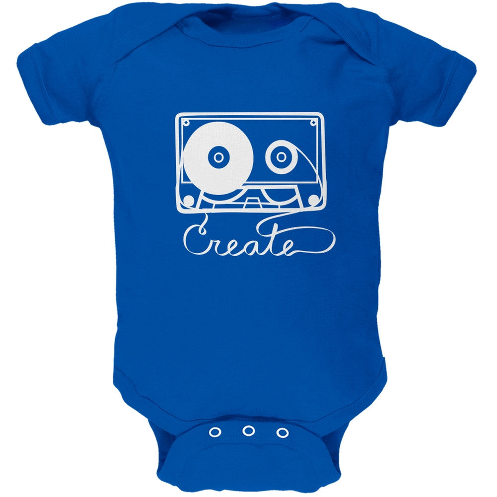 Create Royal Soft Baby One Piece Baby One Piece Old Glory 0-3M Blue