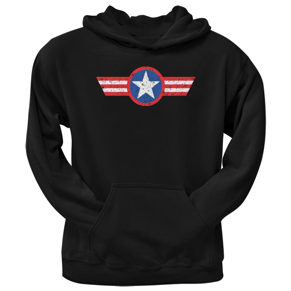 American Star Black Adult Hoodie Men's Hoodies Old Glory 2XL Black