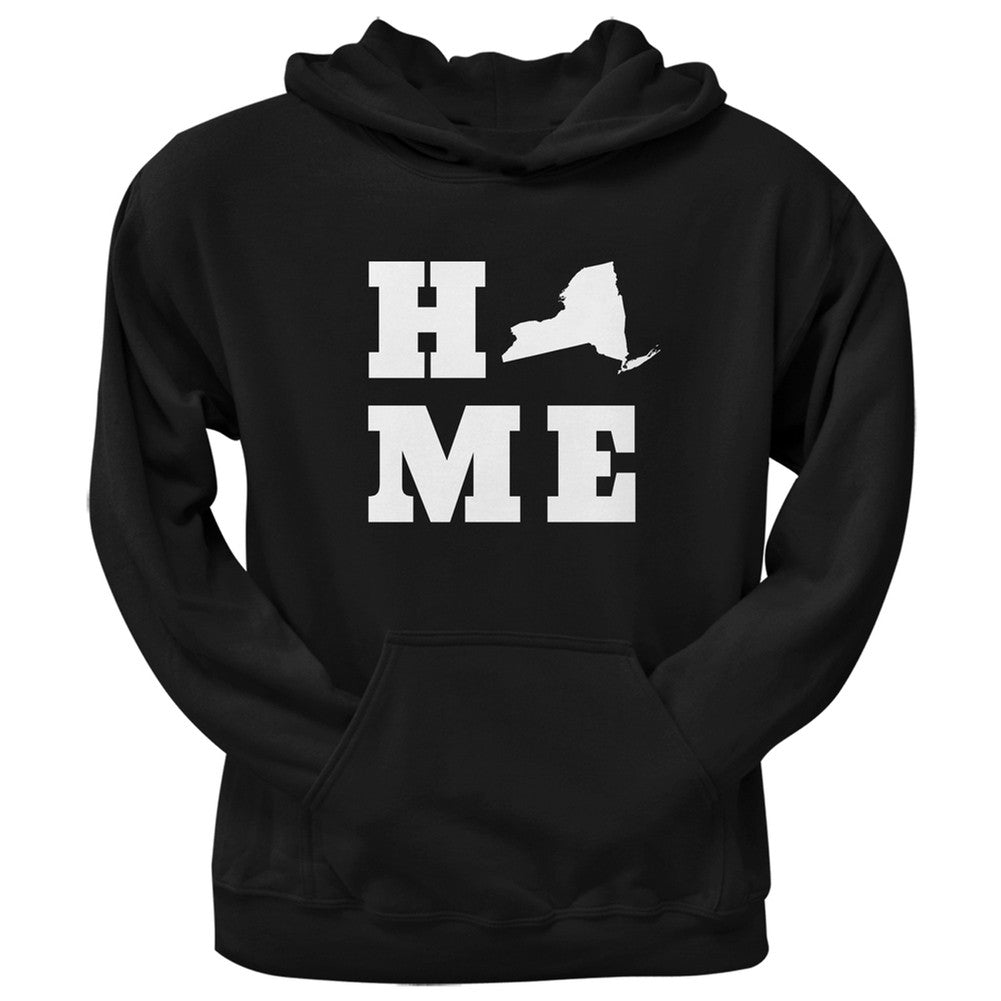 New York Home Black Adult Hoodie Men's Hoodies Old Glory 2XL Black