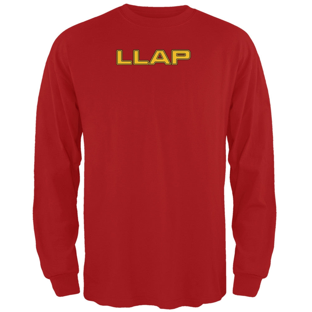 LLAP Red Adult Long Sleeve T-Shirt Men's Long Sleeves Old Glory 2XL Red