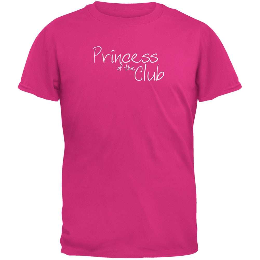 Princess of the Club Pink Adult T-Shirt Men's T-Shirts Old Glory 2XL Pink