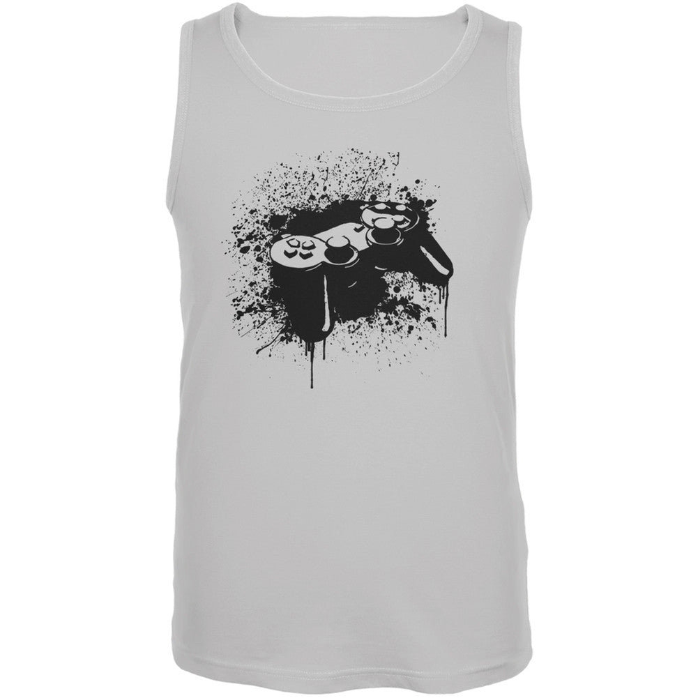 Game Controller White Adult Tank Top Men's Tank Tops Old Glory 2XL White