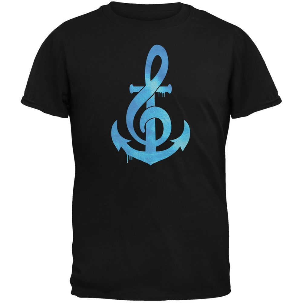 Anchor Clef Black Youth T-Shirt Youth T-Shirts Old Glory LG Black