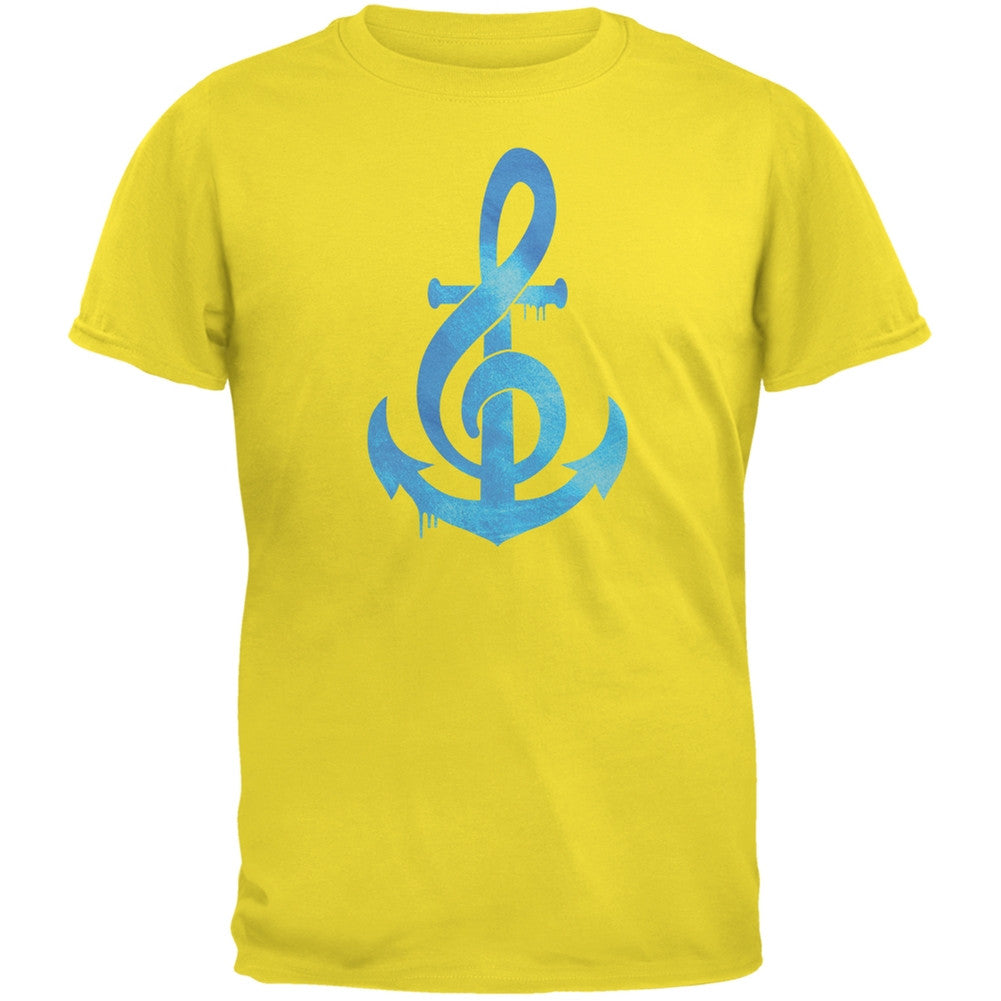 Anchor Clef Yellow Youth T-Shirt Youth T-Shirts Old Glory LG Yellow