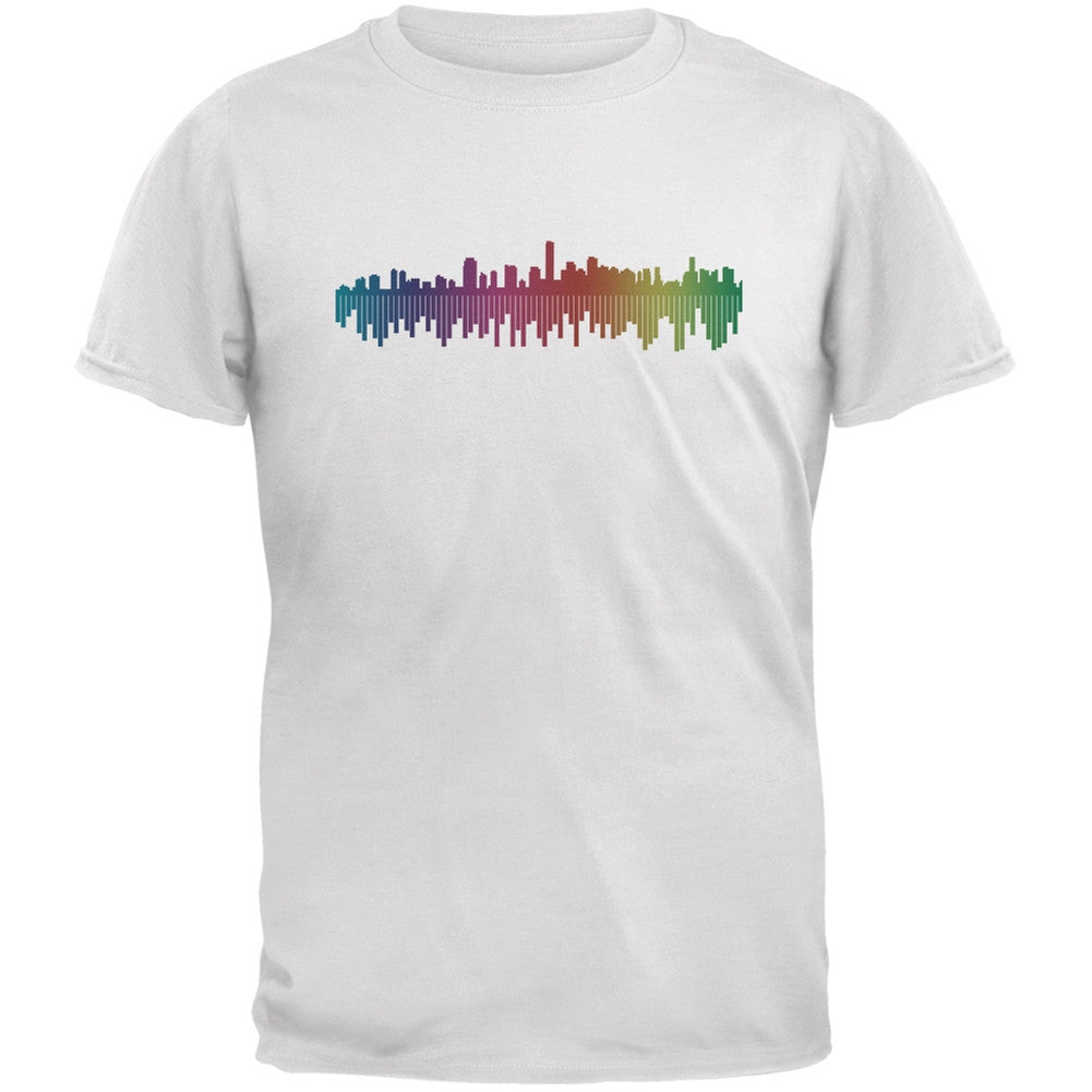 City Levels White Youth T-Shirt Youth T-Shirts Old Glory LG White