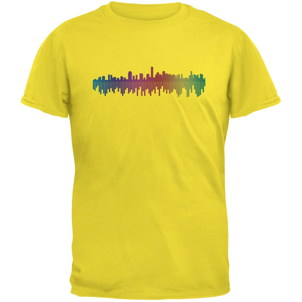 City Levels Yellow Youth T-Shirt Youth T-Shirts Old Glory LG Yellow