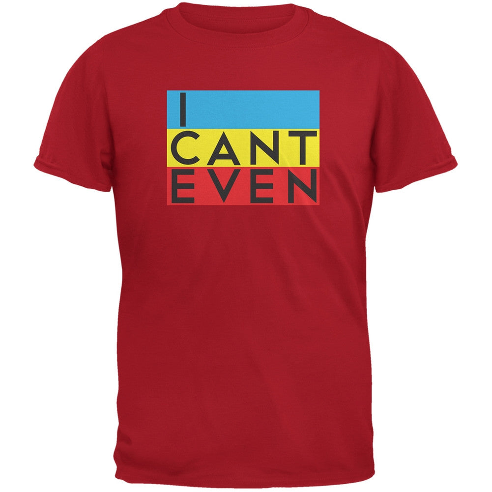 I Cant Even Red Youth T-Shirt Youth T-Shirts Old Glory LG Red