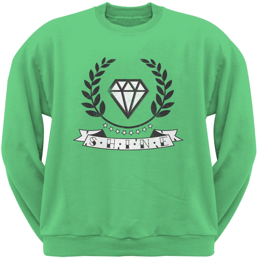 Shine Irish Green Adult Sweatshirt Men's Sweatshirts Old Glory 2XL Green