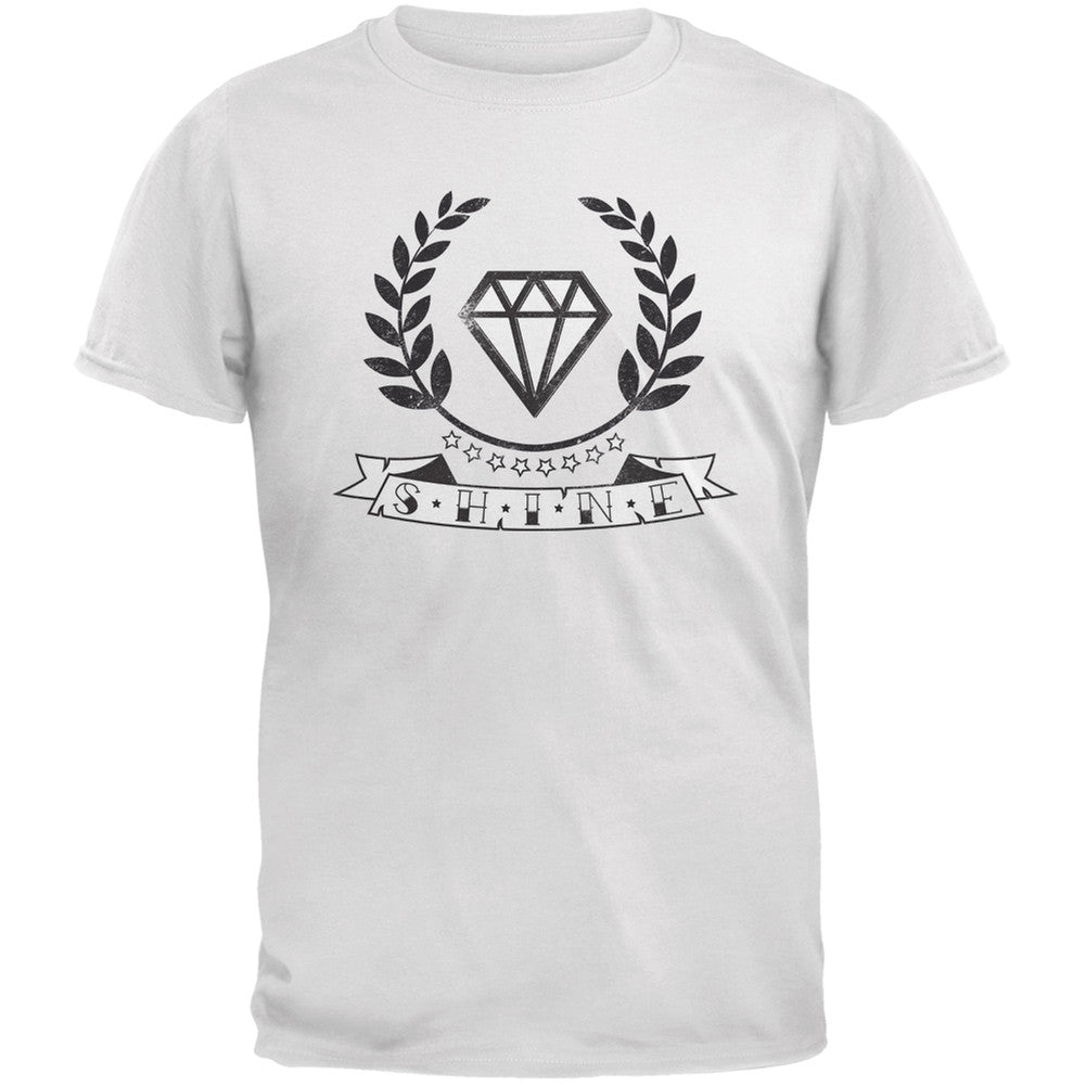Shine White Youth T-Shirt Youth T-Shirts Old Glory LG White