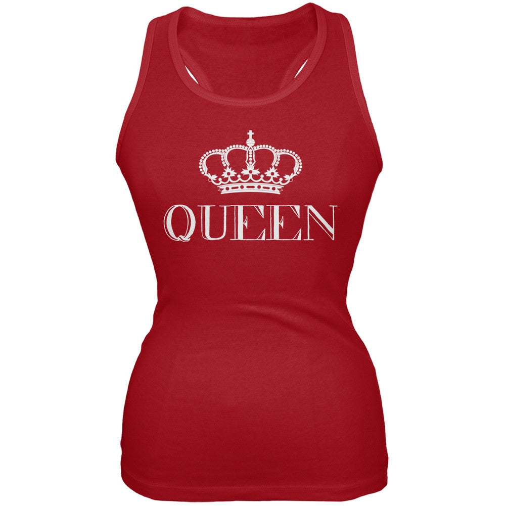 Queen Red Soft Juniors Tank Top Juniors Tank Tops Old Glory 2XL Red