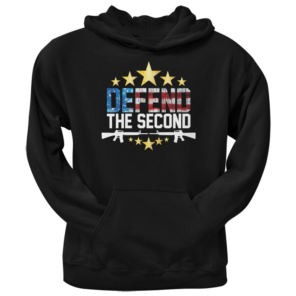 Defend The Second Black Adult Hoodie Men's Hoodies Old Glory 2XL Black