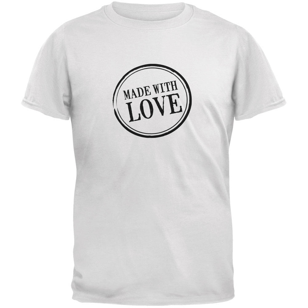 Valentine's Day - Made With Love Black Youth T-Shirt Youth T-Shirts Old Glory