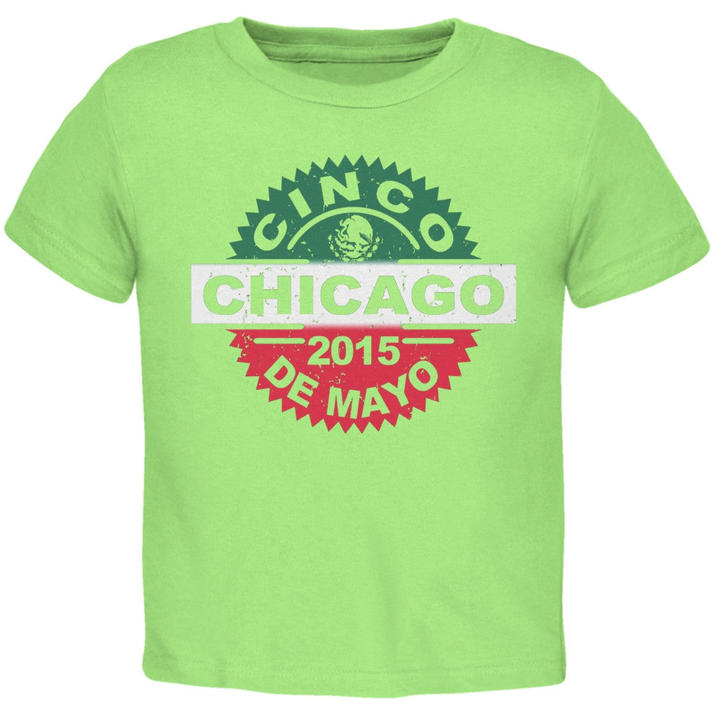 Cinco De Mayo - Chicago Gold Toddler T-Shirt Toddler T-Shirts Old Glory
