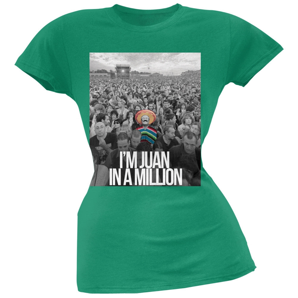 Cinco de Mayo - I'm Juan in Million Black Juniors Soft T-Shirt Juniors T-Shirts Old Glory