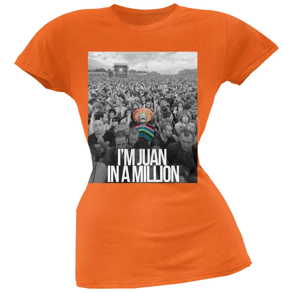 Cinco de Mayo - I'm Juan in Million Black Juniors Soft T-Shirt Juniors T-Shirts Old Glory
