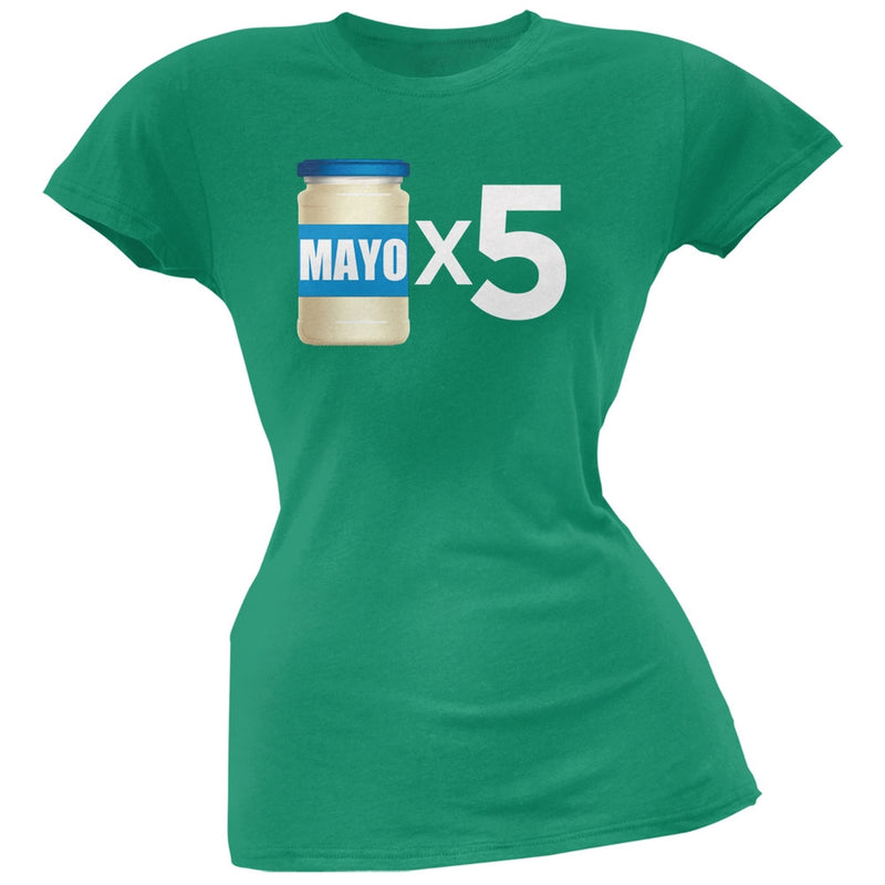 Cinco de Mayo - Mayo Times 5 Orange Soft Juniors T-Shirt Juniors T-Shirts Old Glory