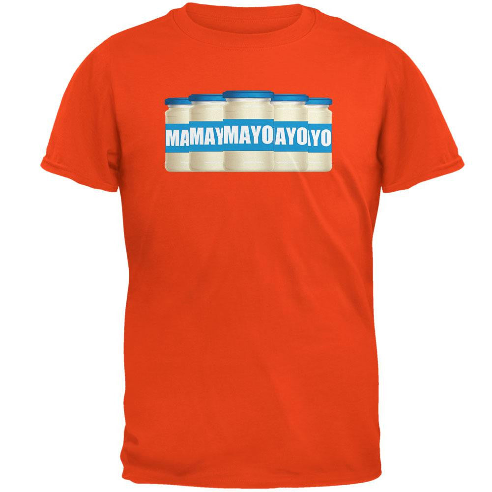 Cinco De Mayo - Mayonnaise Orange Adult T-Shirt Men's T-Shirts Old Glory 2XL Orange