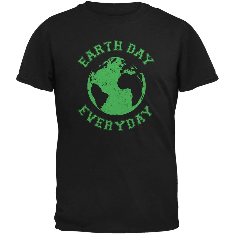 Earth Day - Earth Day Everyday Black Youth T-Shirt Youth T-Shirts Old Glory LG Black