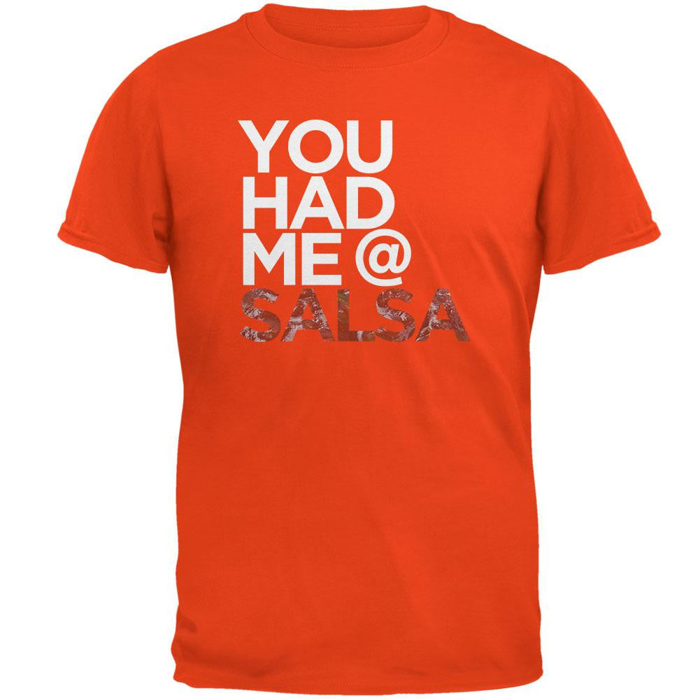 Cinco de Mayo - You Had Me at Salsa Orange Adult T-Shirt Men's T-Shirts Old Glory 2XL Orange
