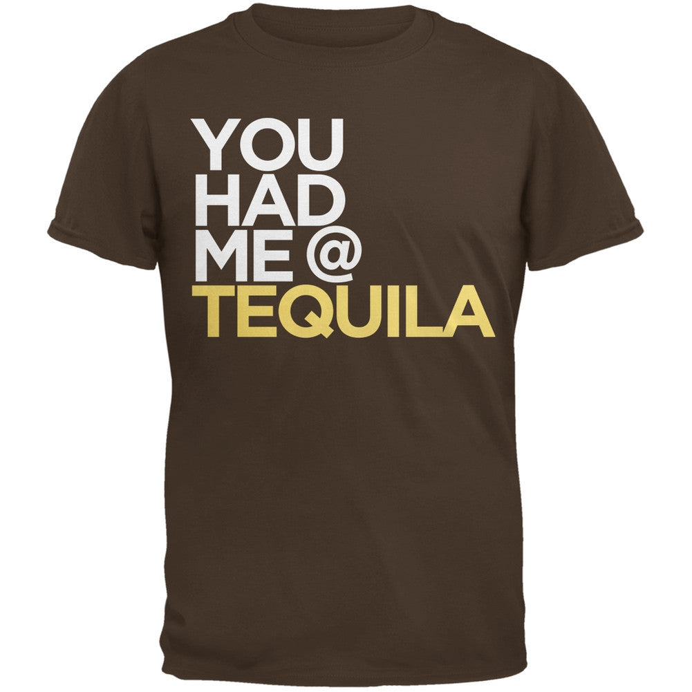 Cinco de Mayo - You Had Me at Tequila Orange Adult T-Shirt Men's T-Shirts Old Glory