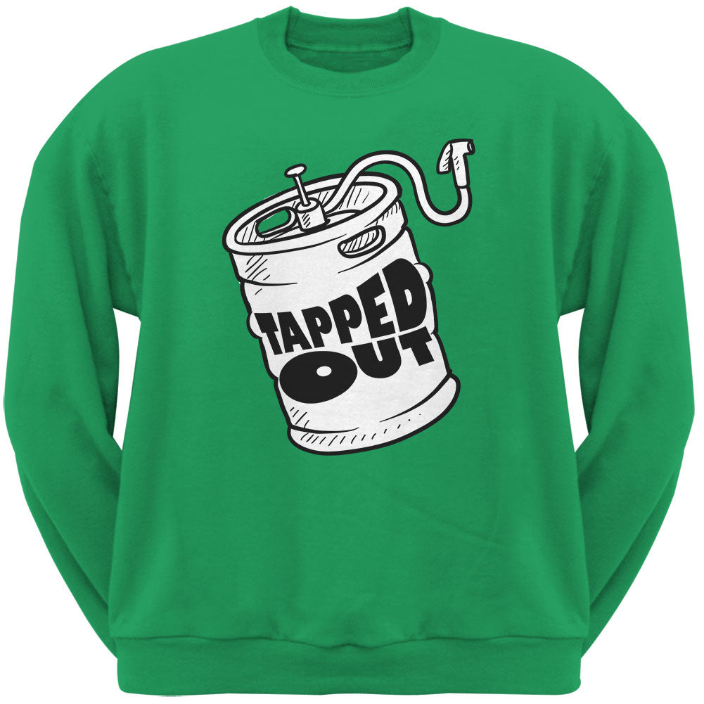 Tapped Out Irish Green Adult Sweatshirt Men's Sweatshirts global 2XL Green