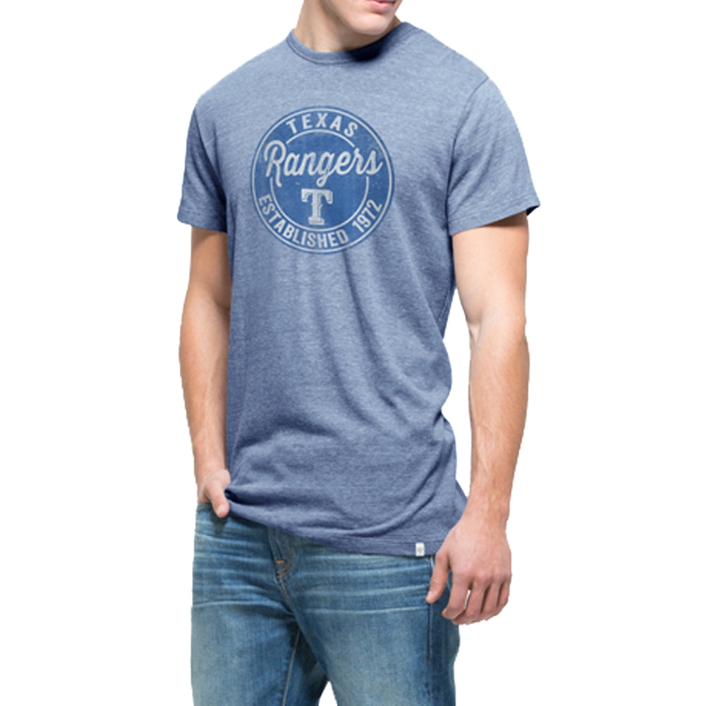 Texas Rangers - Tri-State Logo T-Shirt Men's T-Shirts Texas Rangers 2XL Blue